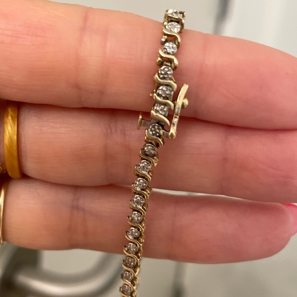 Diamond Tennis Bracelet Vintage Piece - Picture 8 of 8